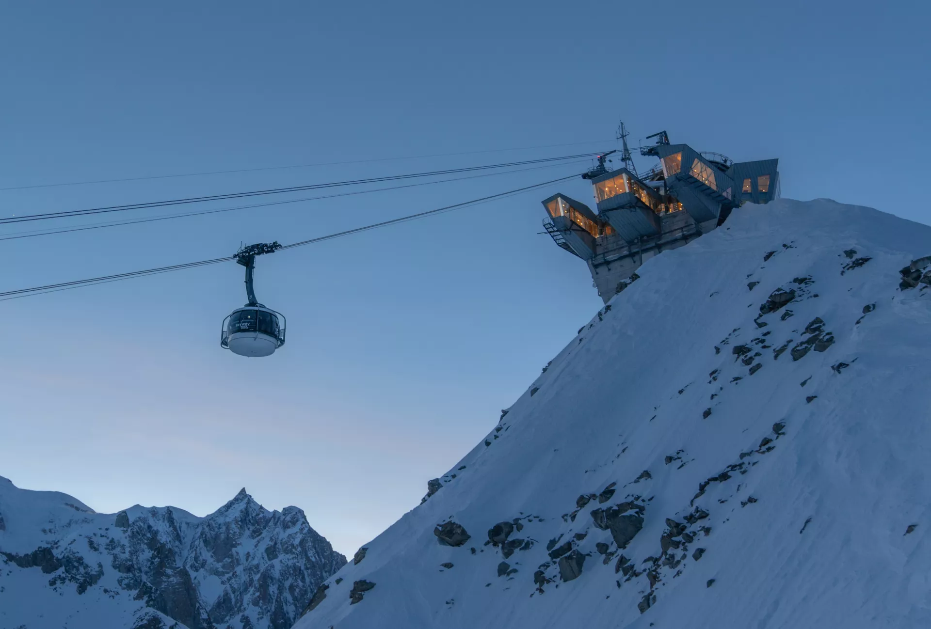 Salita al Monte Bianco con la Skyway